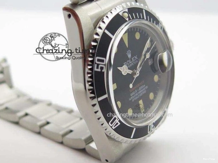 MiroTime 0402 SoftTouch Vintage 1680 JKF Best Edition Red Submariner On Bracelet A 3982